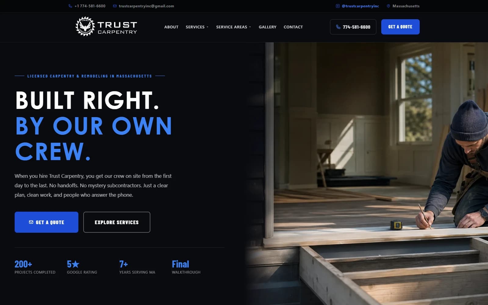 Trust Carpentry screenshot